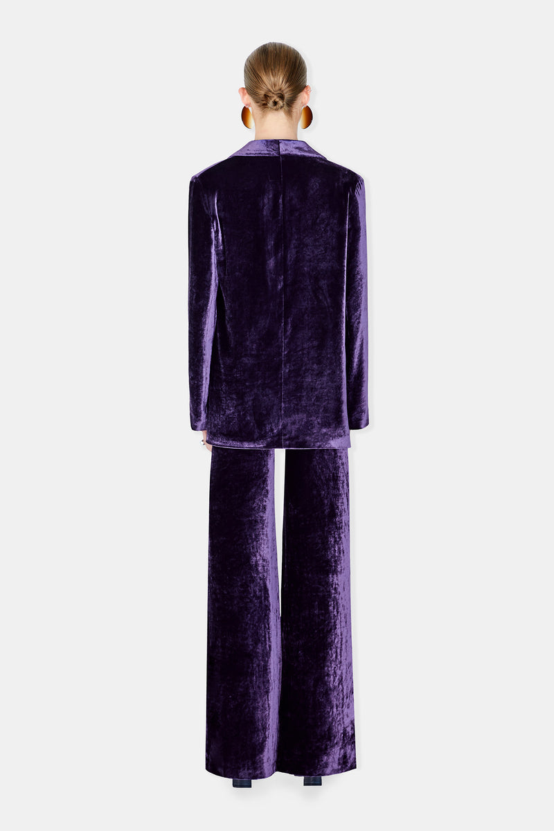 Velvet Julianne Blazer - Blackcurrant