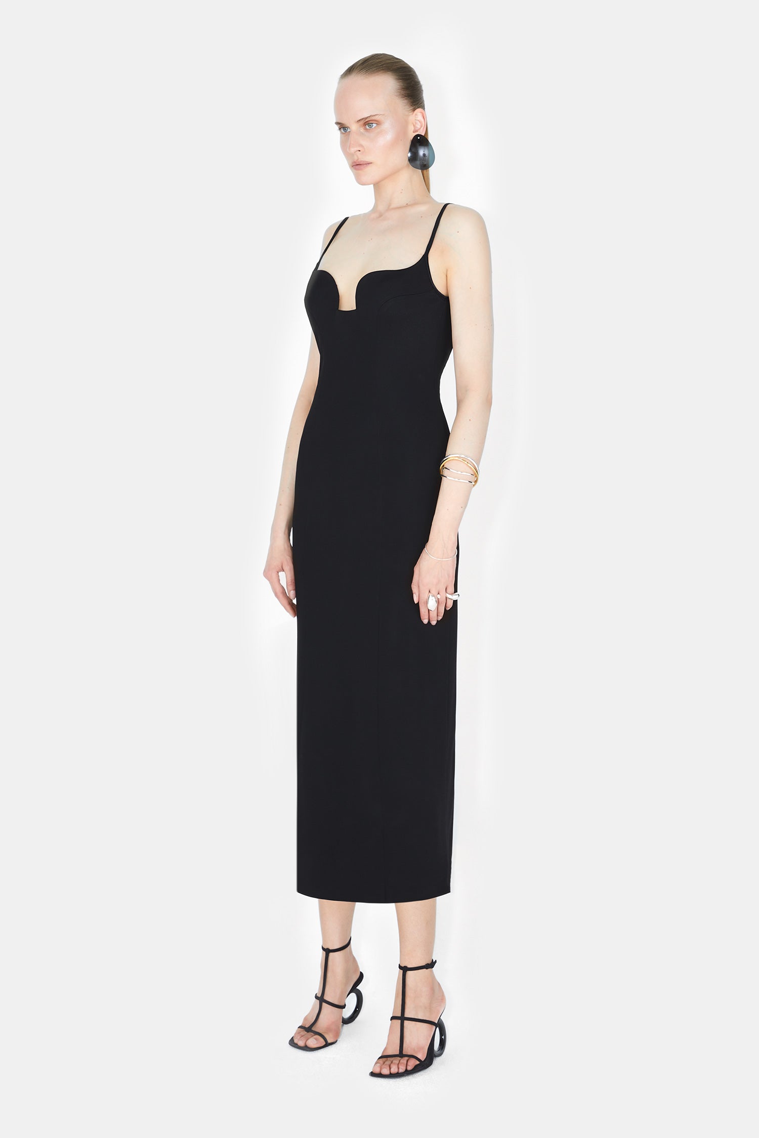 Nouveau Bustier Dress - Black – Galvan