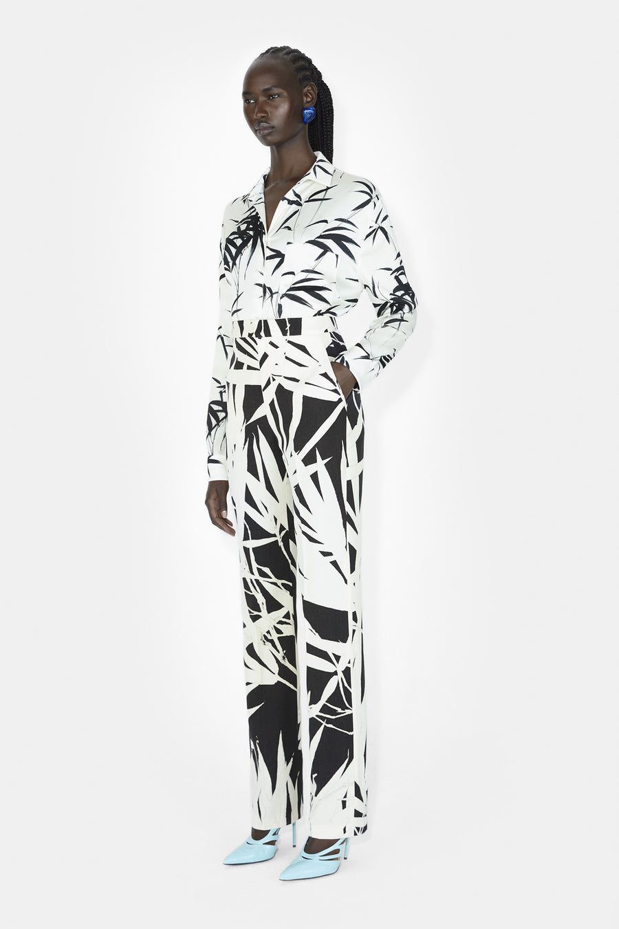 Brushstroke Shirt - Black &amp; White