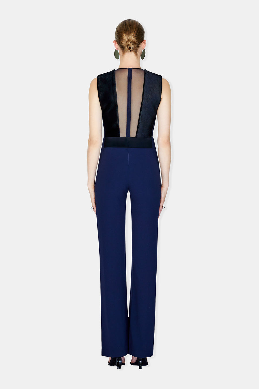 Gwyneth Jumpsuit - Black &amp; Midnight