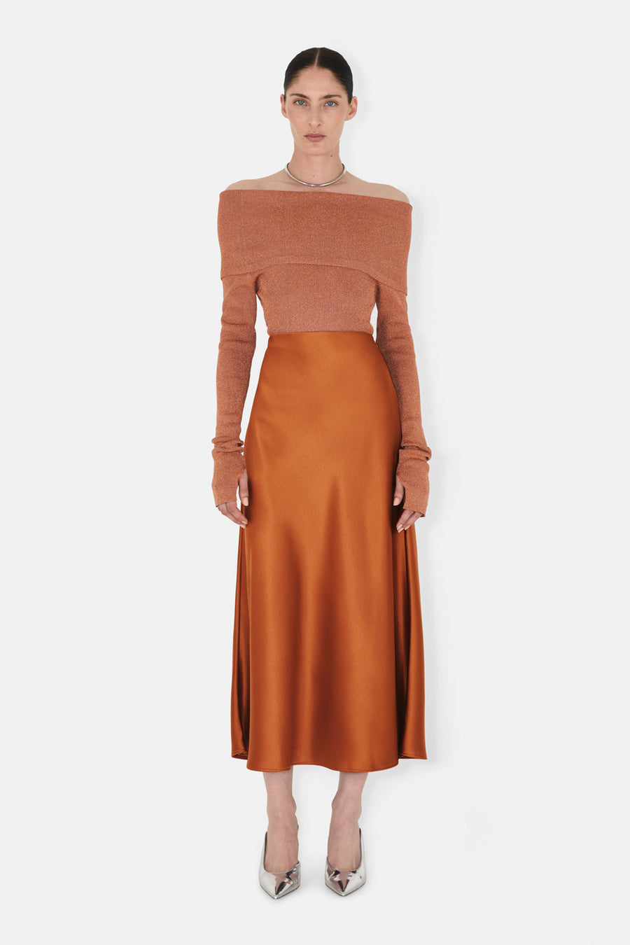 VALLETTA SKIRT - BRANDY