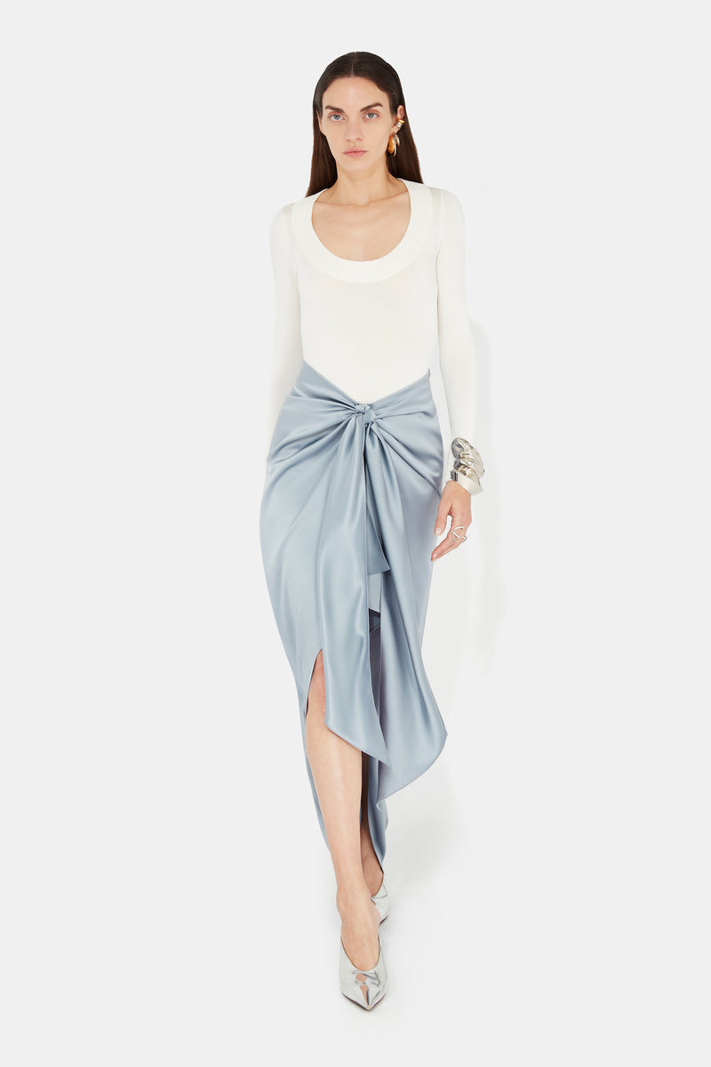 De Lovie Skirt - Dove Blue