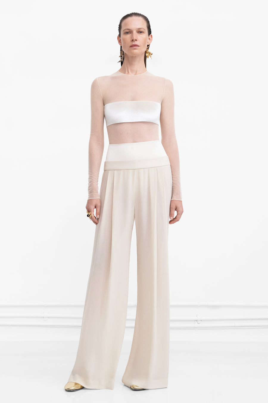 Strata Trouser - Cream