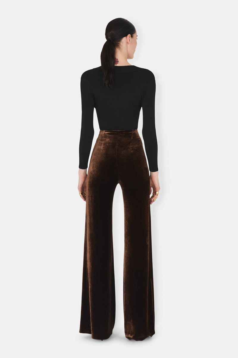 WINTER SUN TROUSER - CHOCOLATE