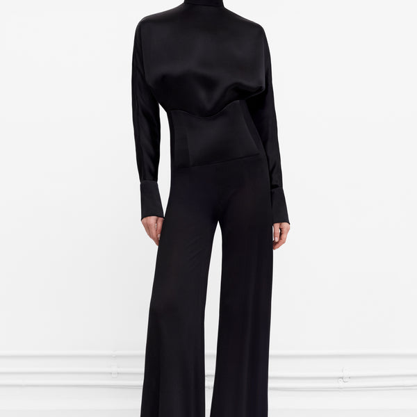 Corseted Tuxedo Trouser - Black – Galvan