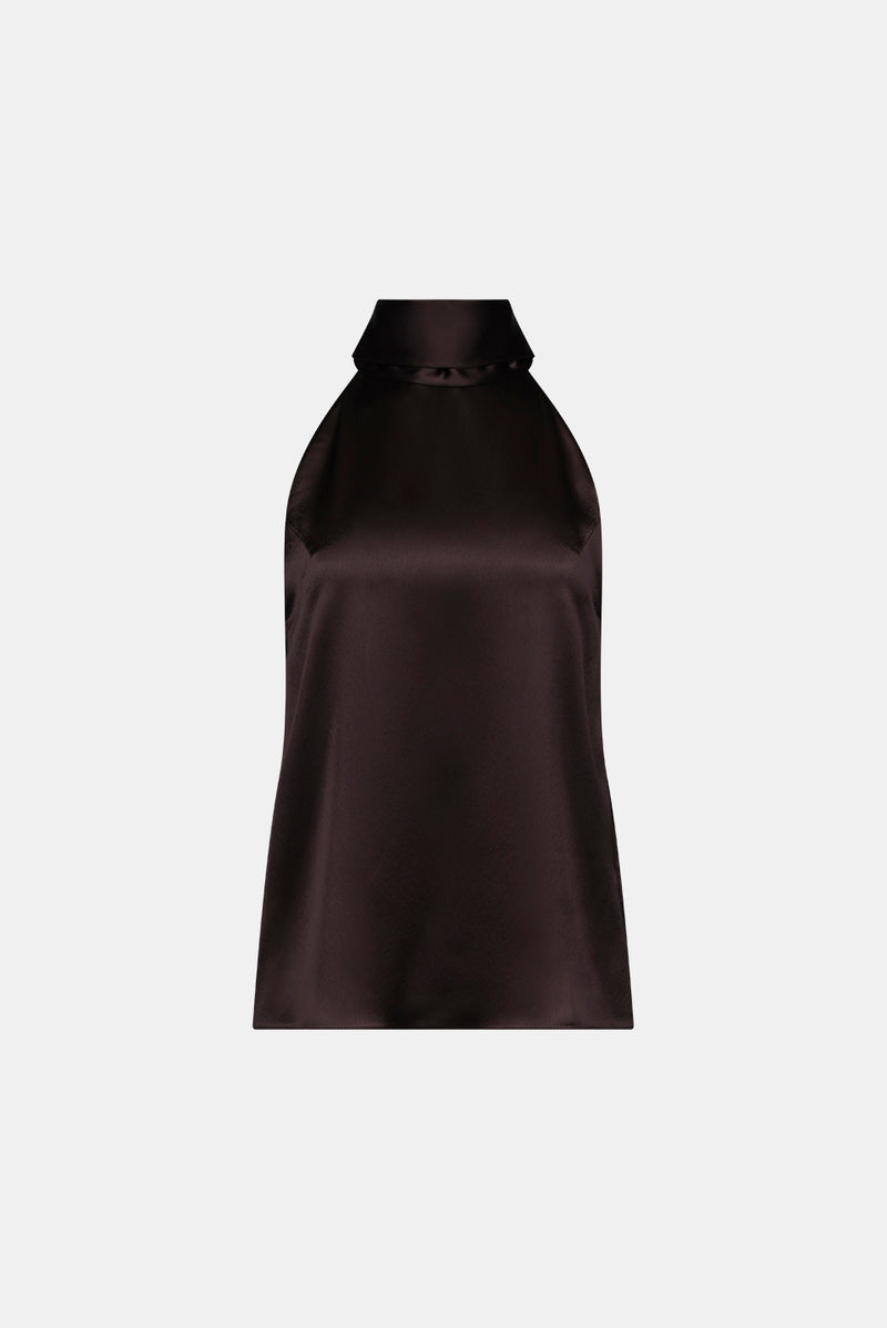 SIENNA TOP - CHOCOLATE