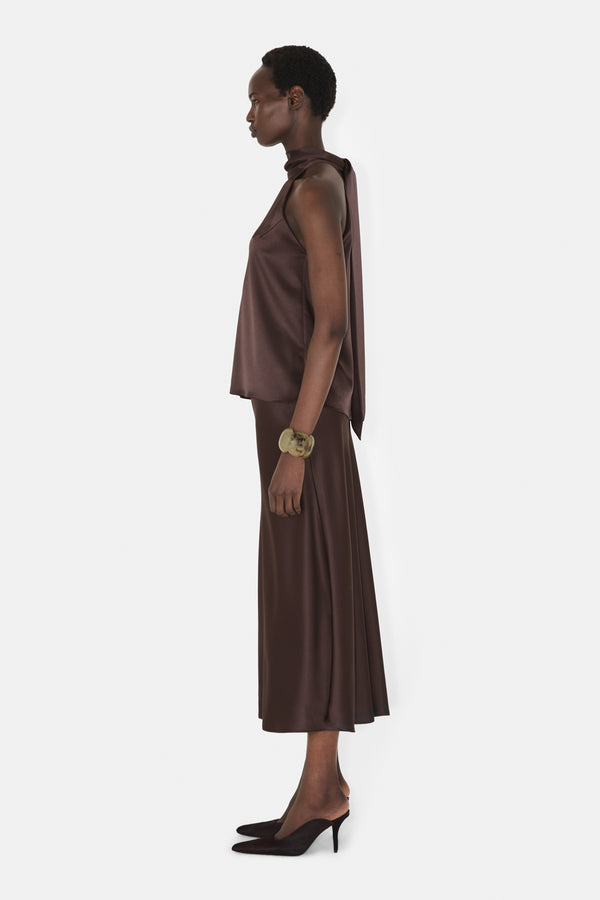 SIENNA TOP - CHOCOLATE