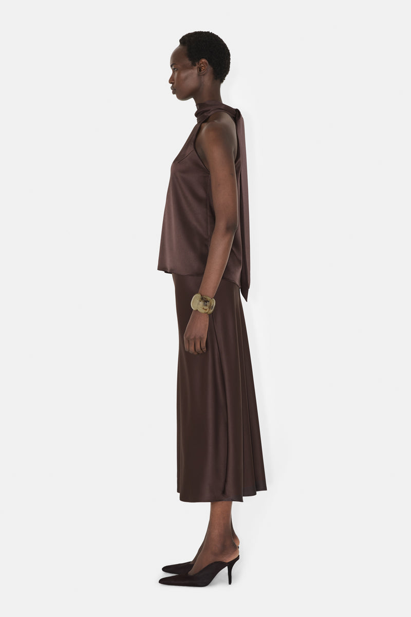 SIENNA TOP - CHOCOLATE