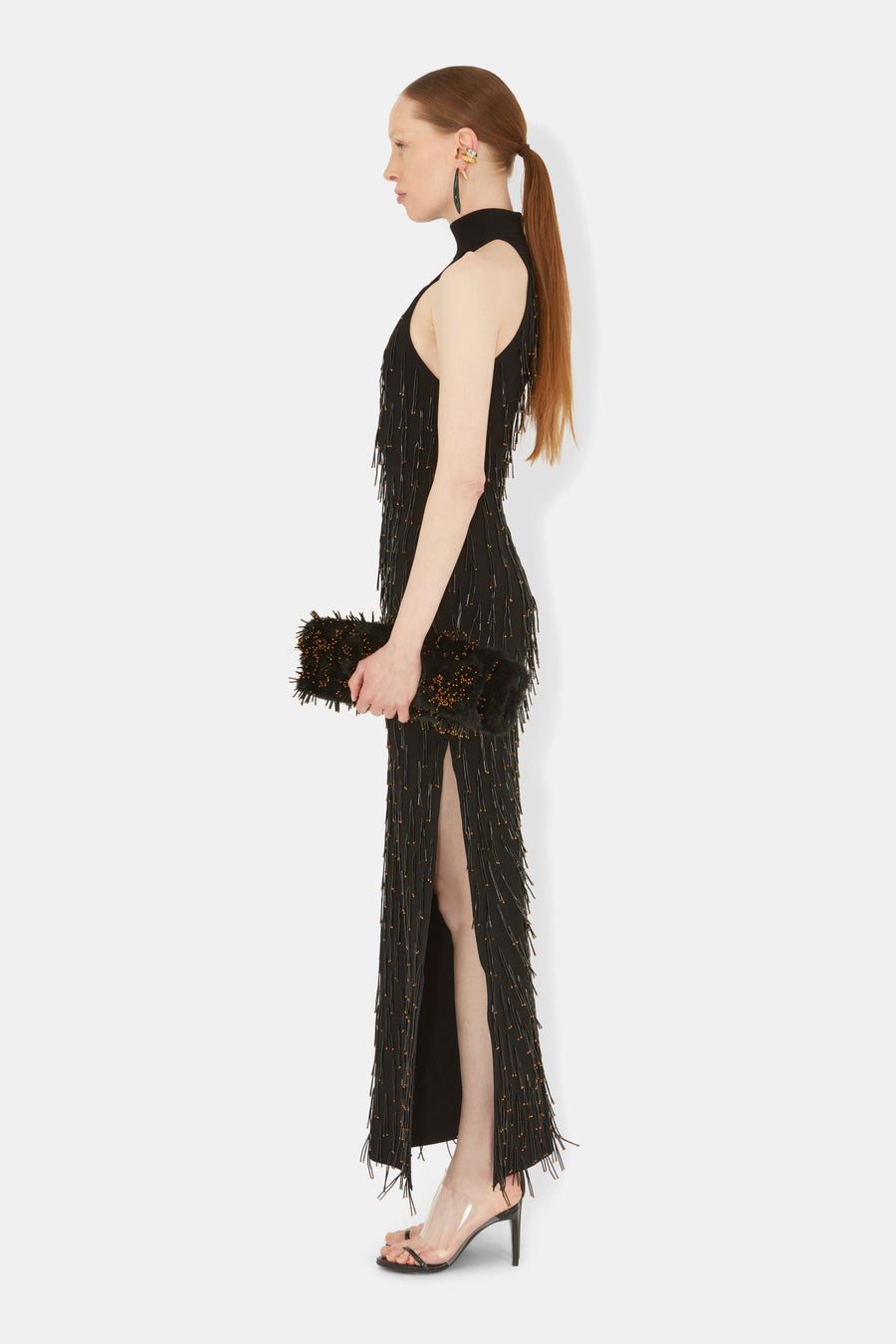 Bugle Cocktail Dress - Black
