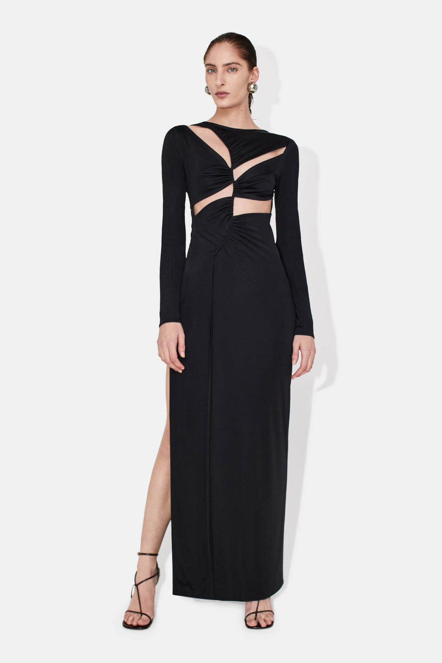 Vertebrae Dress - Black