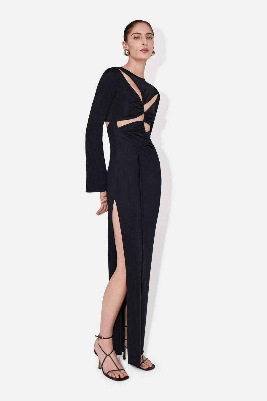 Vertebrae Dress - Black