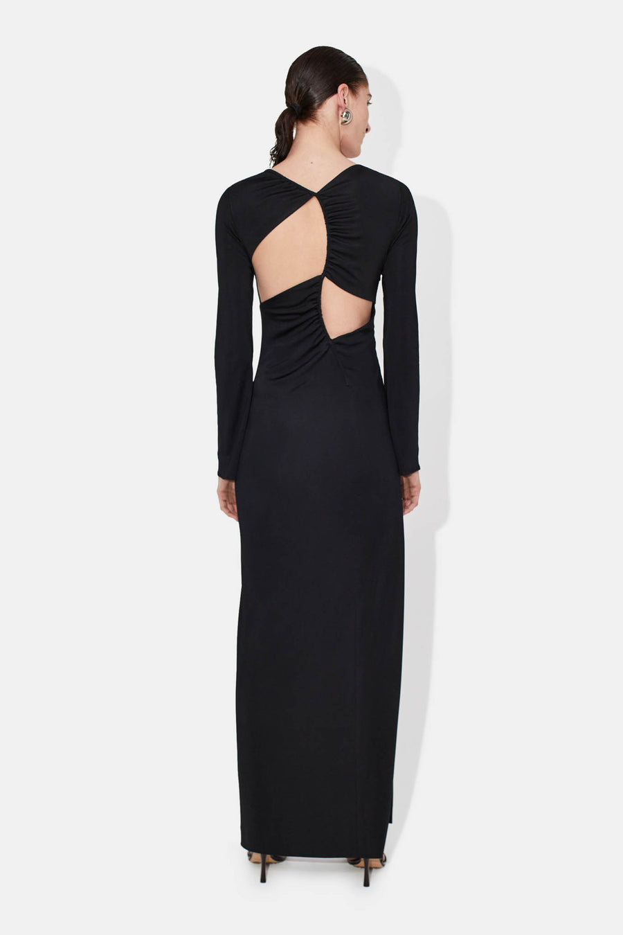 Vertebrae Dress - Black