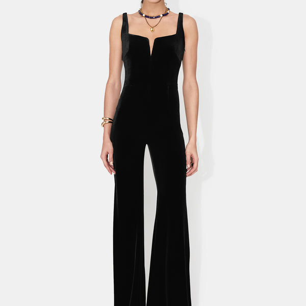 Velvet Eclipse Jumpsuit Black