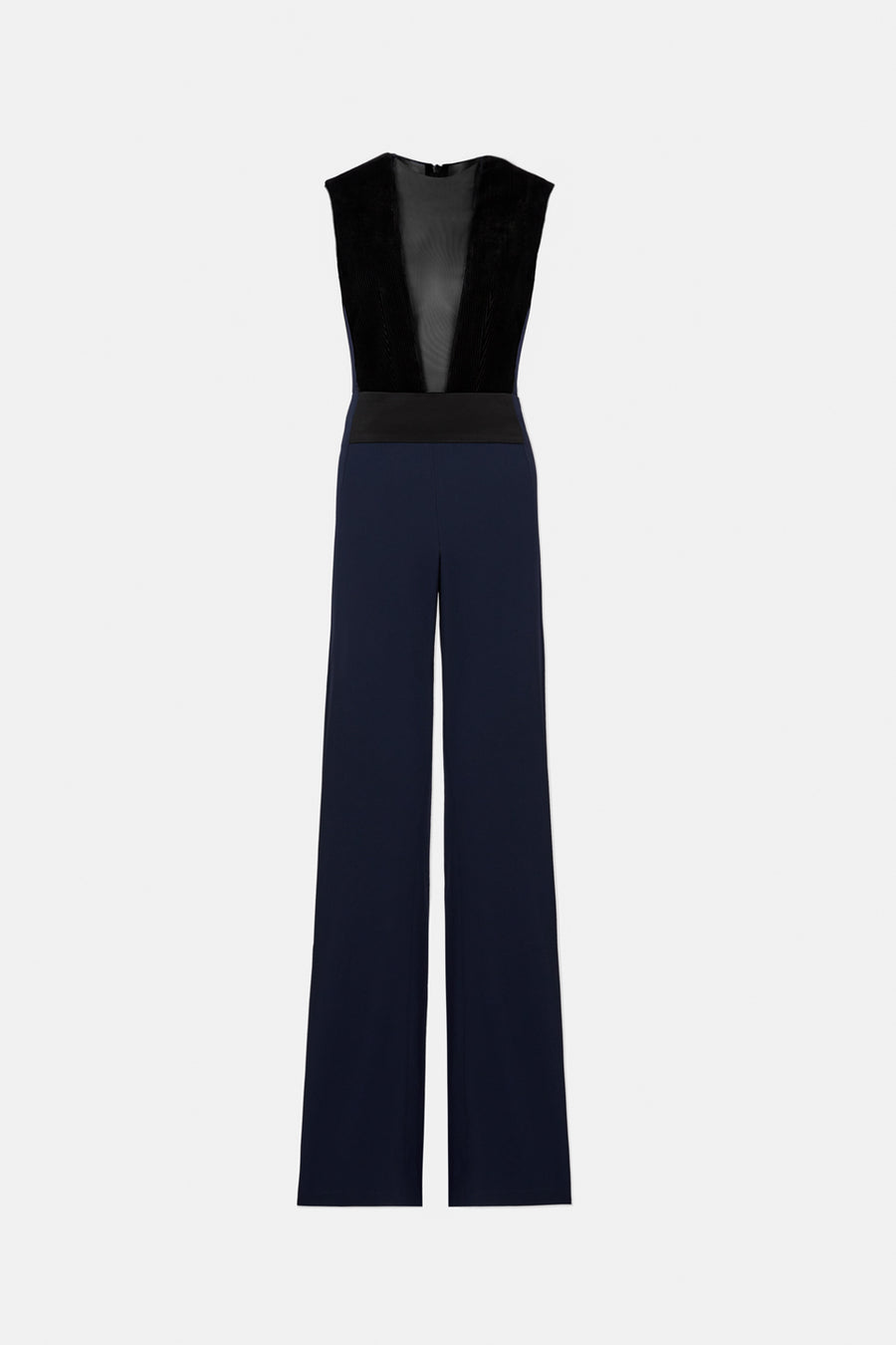 Gwyneth Jumpsuit - Black &amp; Midnight