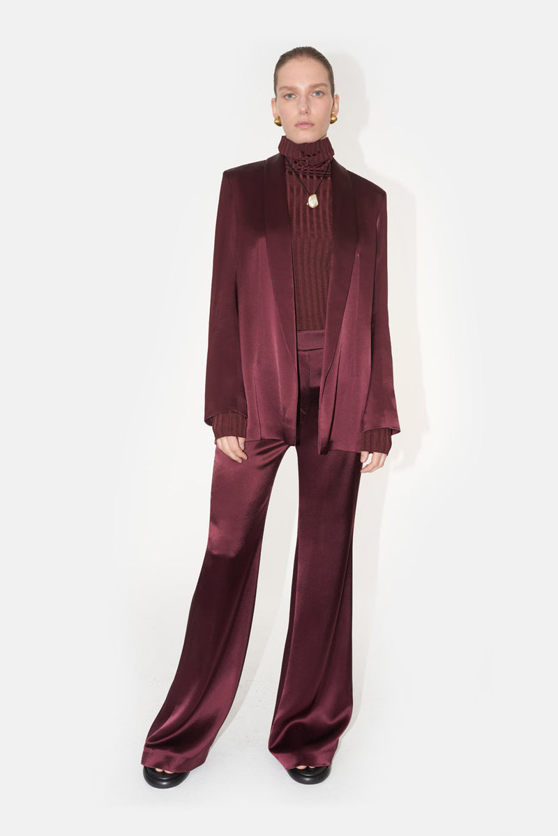 Rhea Turtleneck - Rosewood