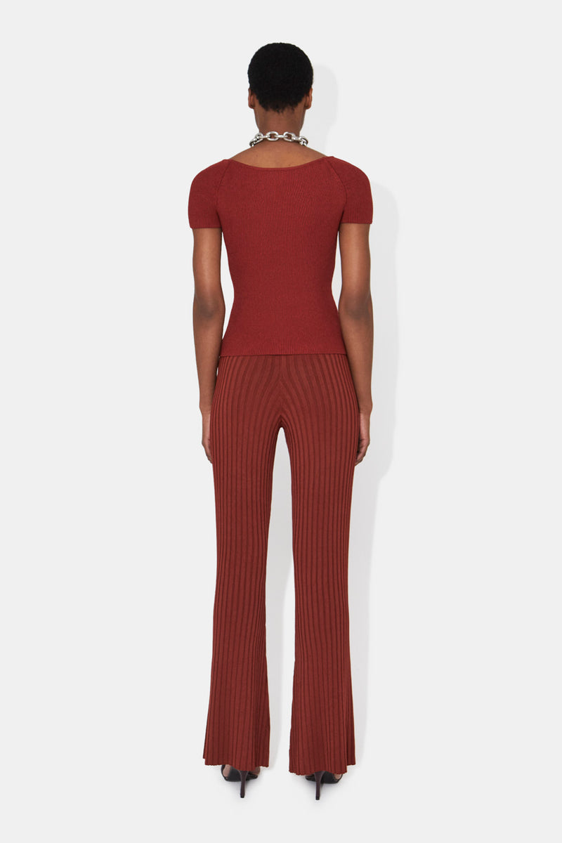 Rhea Lounge Trousers - Rust