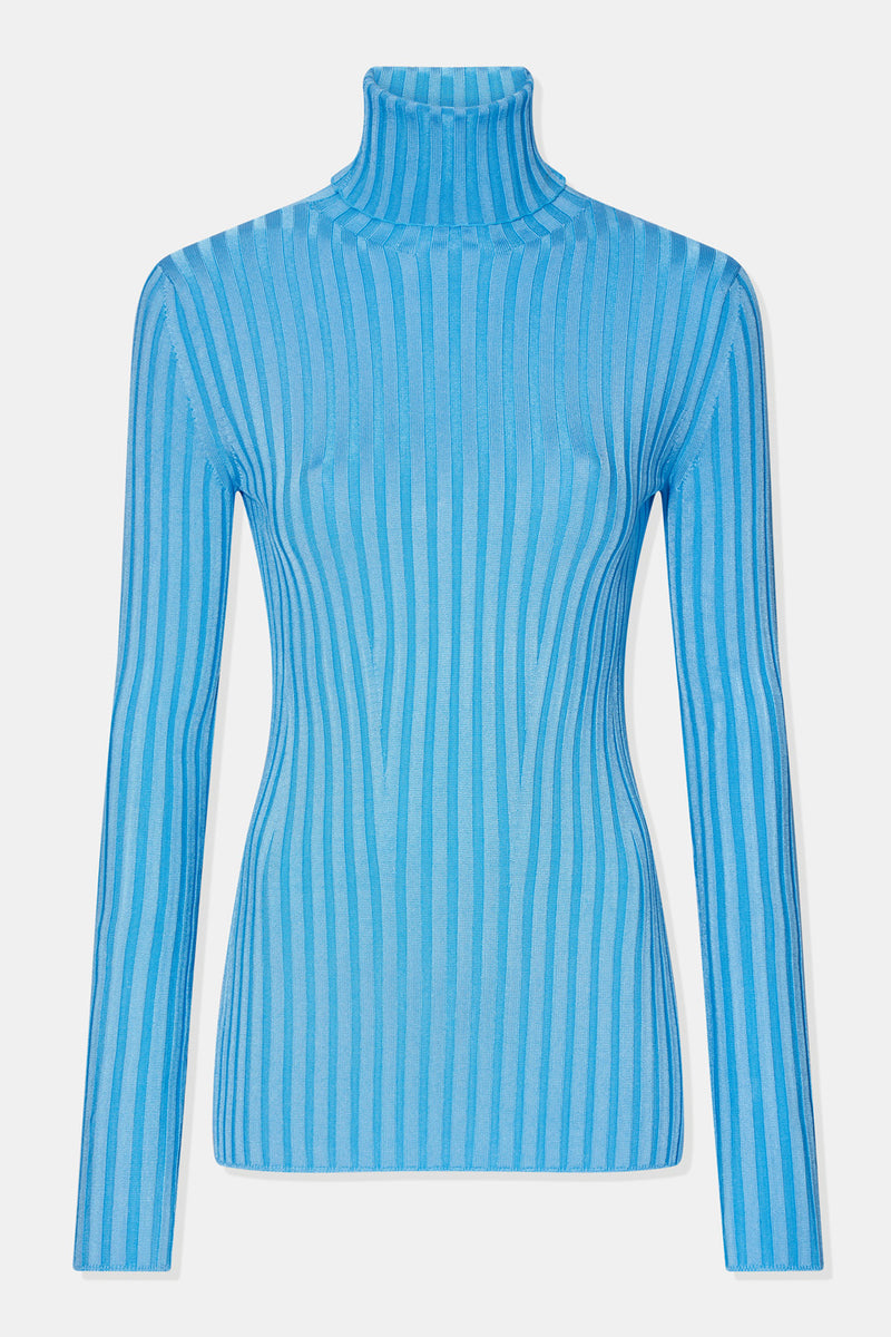 Rhea Turtleneck - Electric Blue