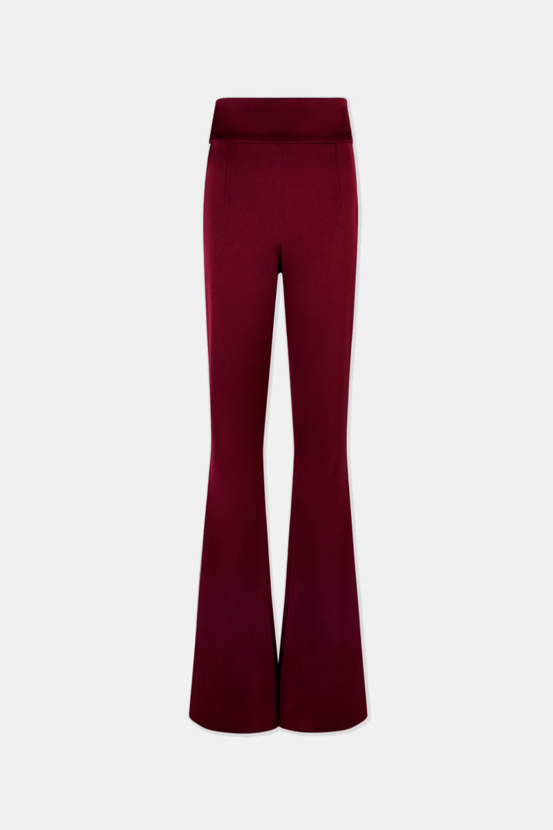 Sculpted Trousers - Blood Red
