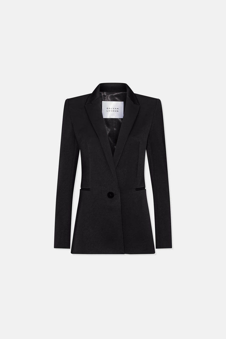 Sculpted Blazer - Black